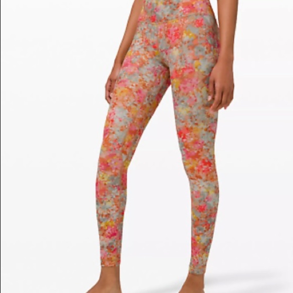 Lululemon leggings inflorescence multi
